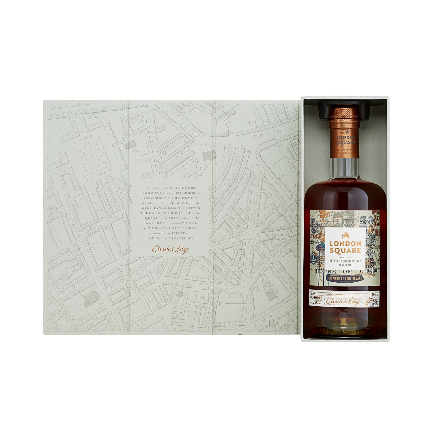 Charles Edge - London Square - 12 ans blended scotch whisky